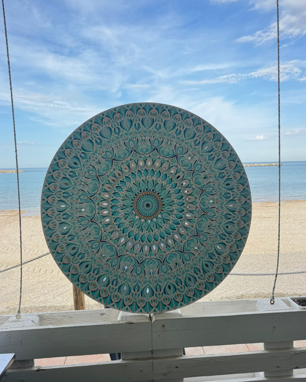 Mandala ÉCUME DORÉE
