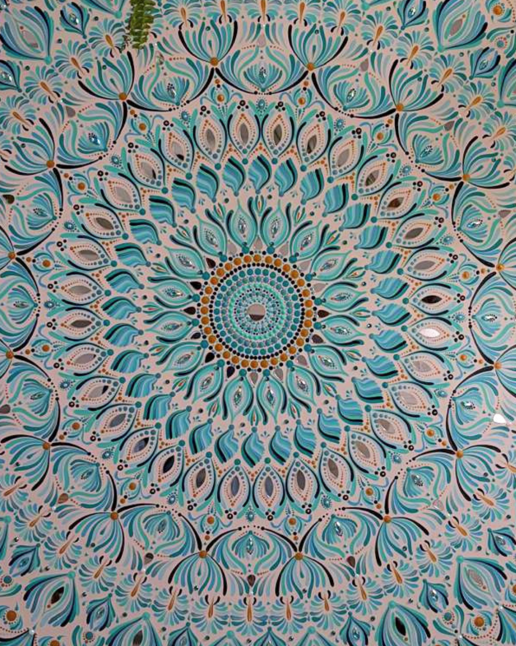 Mandala ÉCUME DORÉE