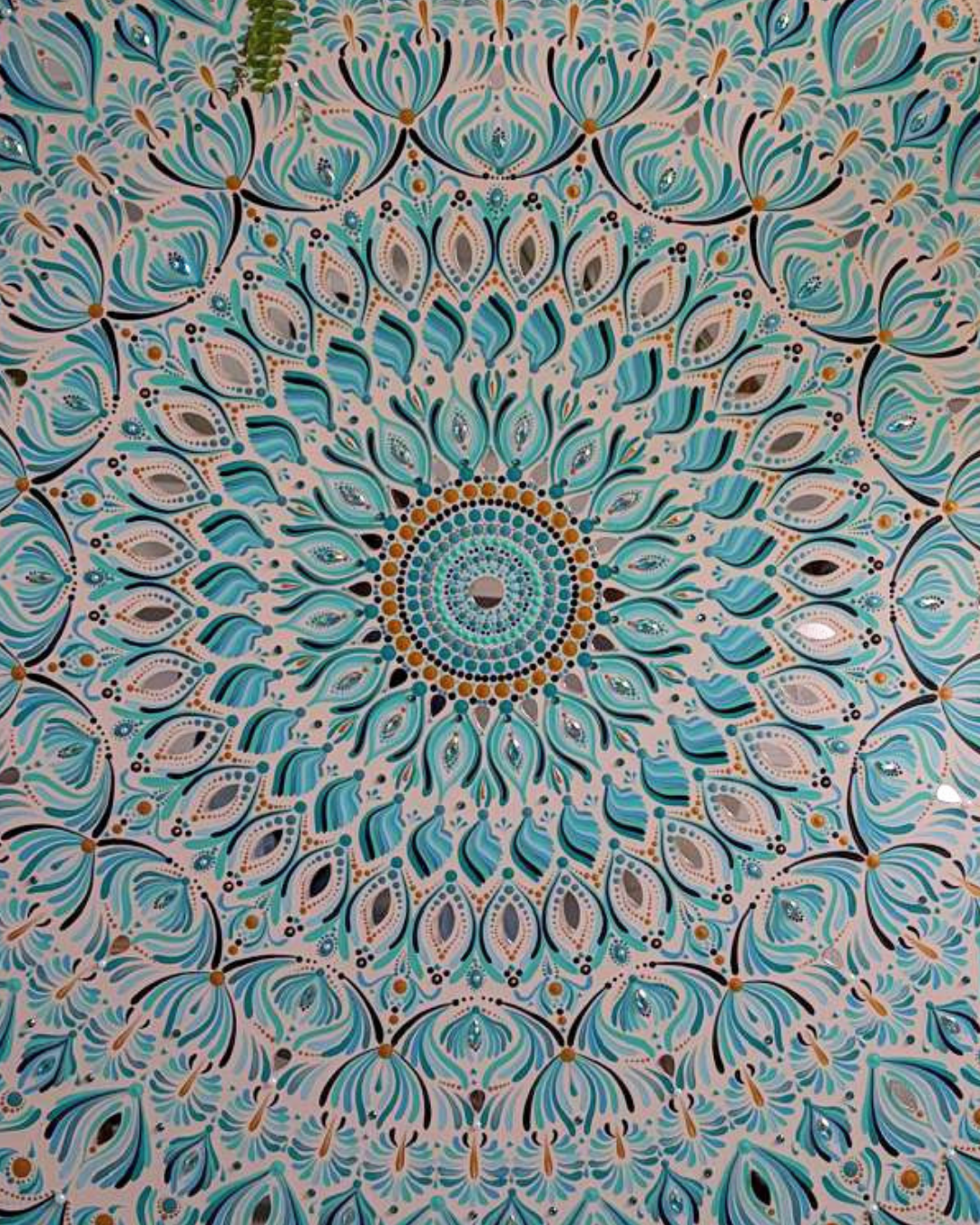 Mandala ÉCUME DORÉE