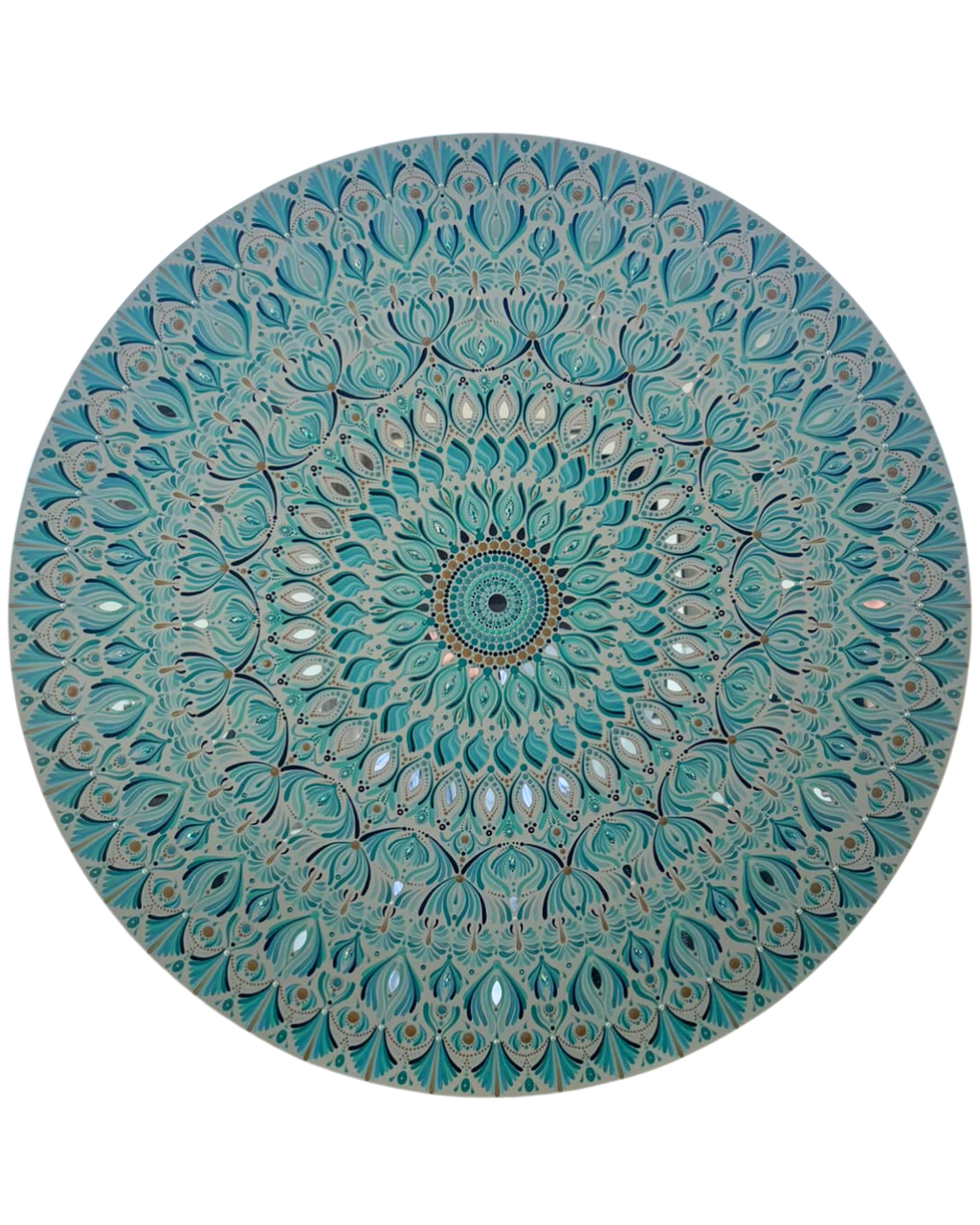 Mandala ÉCUME DORÉE