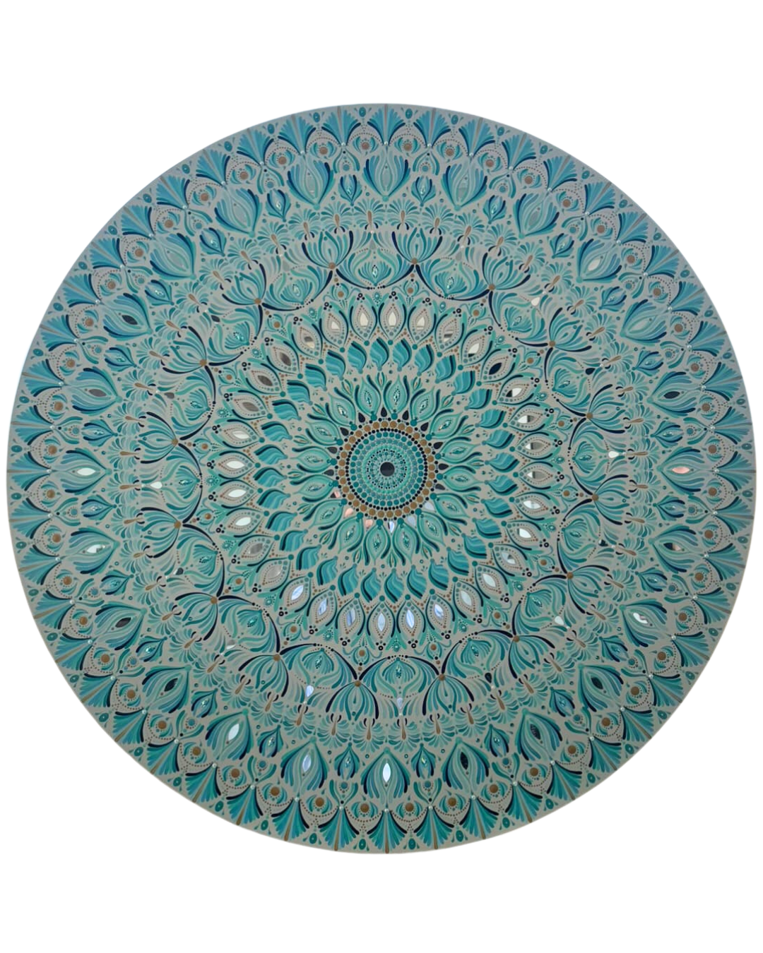 Mandala ÉCUME DORÉE